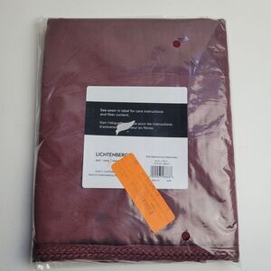 new Lichtenberg One Valance Curtain Wine 54in W x  18in